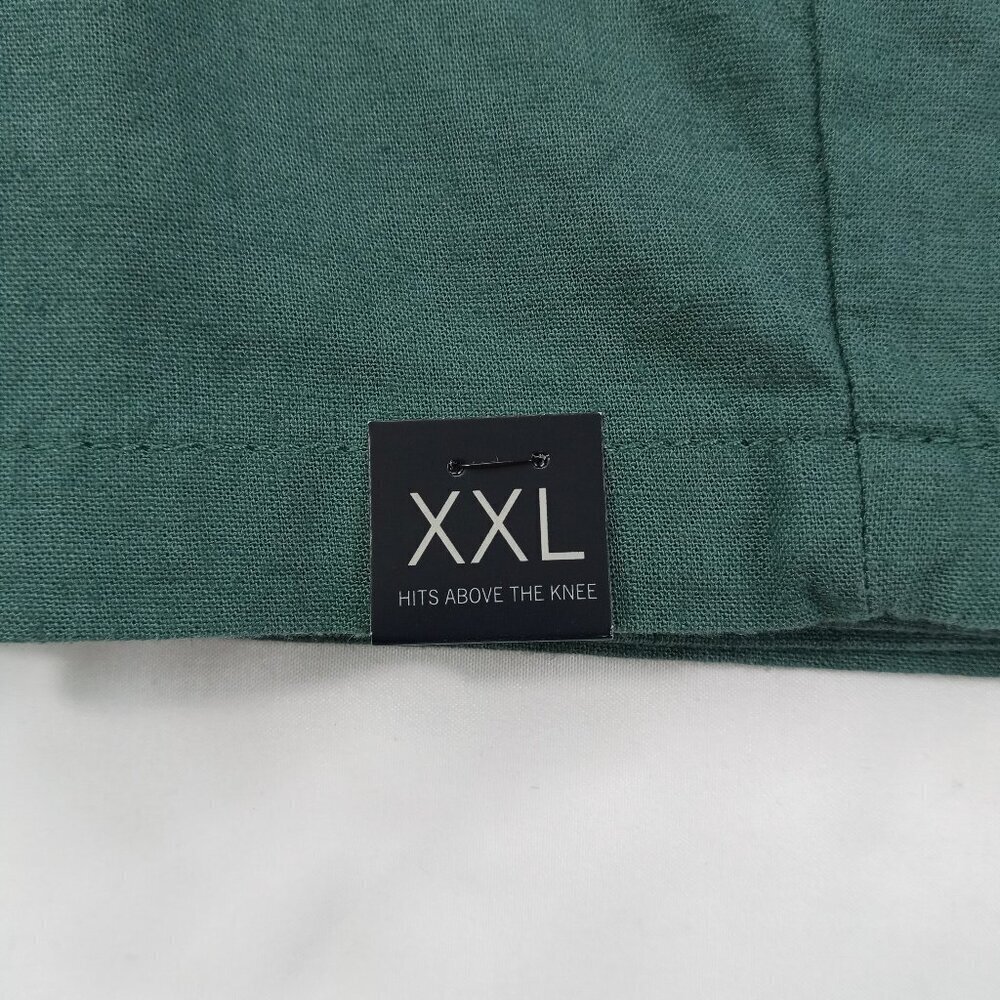 Marc Anthony Mens Linen Shorts Size XXL Green Lightweight Breathable Summer - Picture 7 of 9